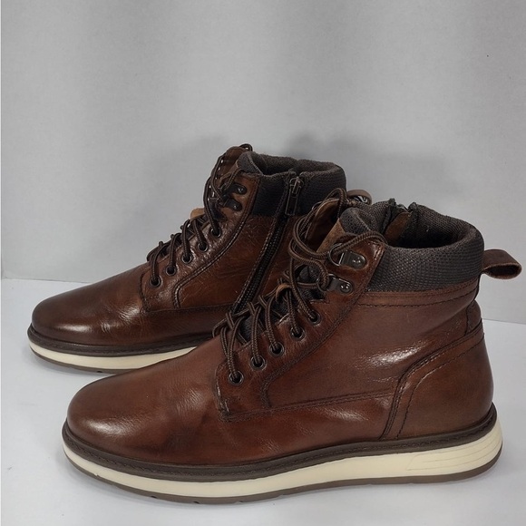 CR NiKAM Men\'s Brown Leather Boots size 10 pre owned Exellent condition main image 4